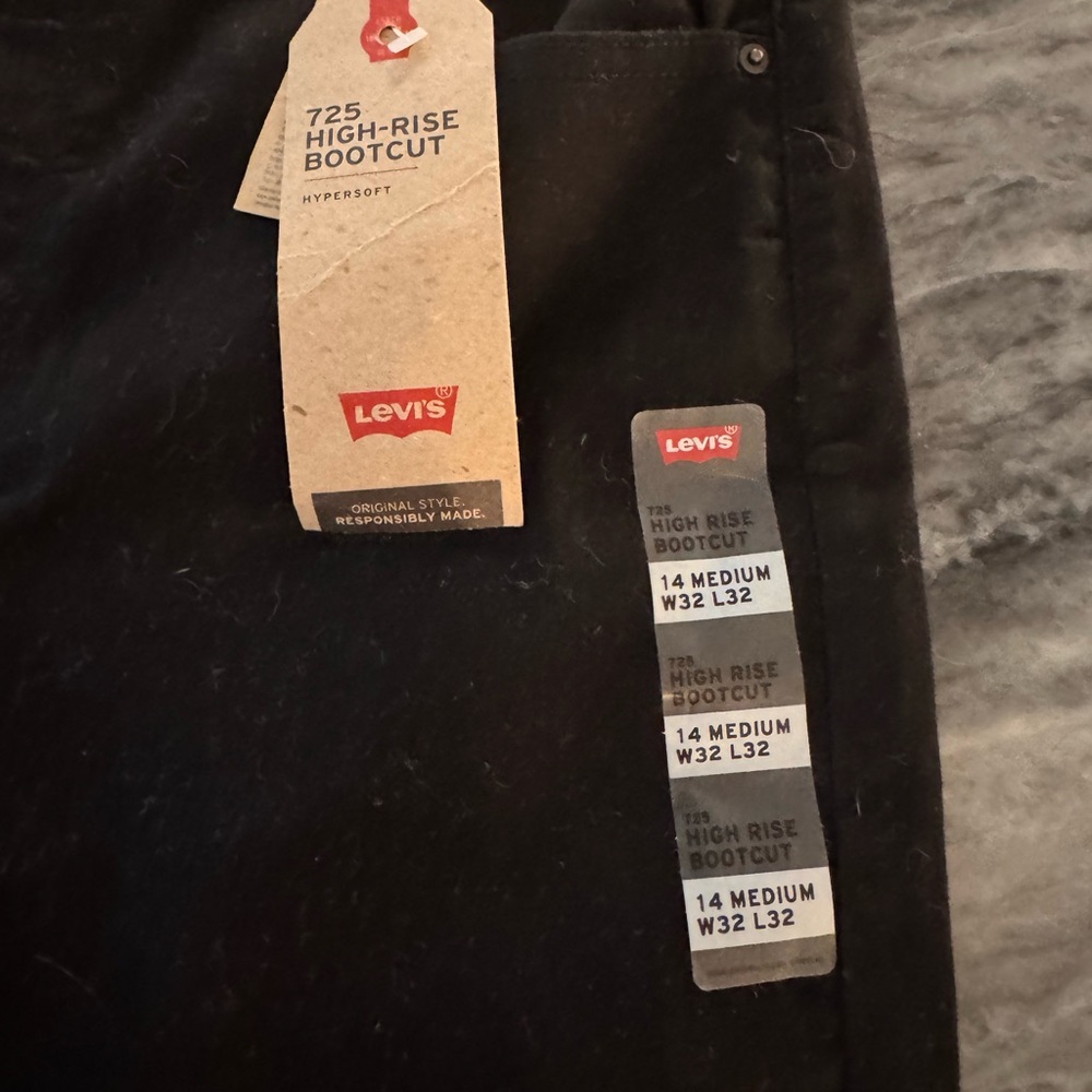 NEW Classic Black Women's High-Rise bootcut Jeans - Picture 3 of 5